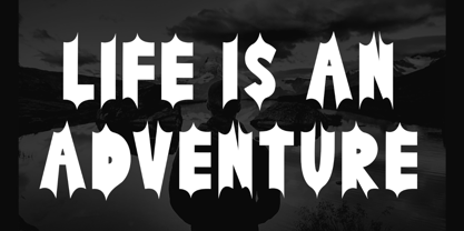 Battle Hunter Font Poster 2