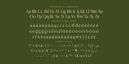Royale Grosta Font Poster 15
