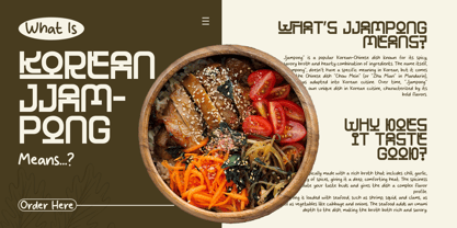 Hanjaku Namseo Font Poster 2