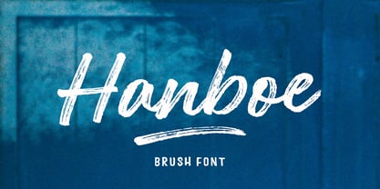 Hanboe Brush Font Poster 1