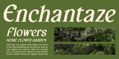 Arbane Pixel Font Poster 3