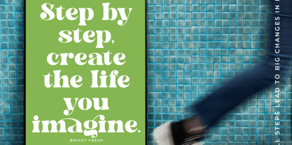 Bright Fresh Font Poster 6