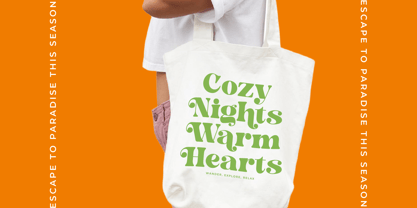 Bright Fresh Font Poster 2