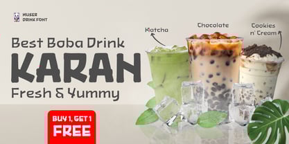 Muser Drink Font Poster 8