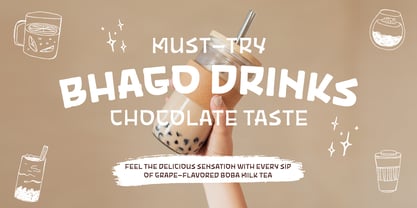 Muser Drink Font Poster 9