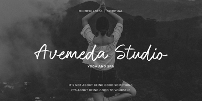 Brittney & Jasmine Font Poster 6