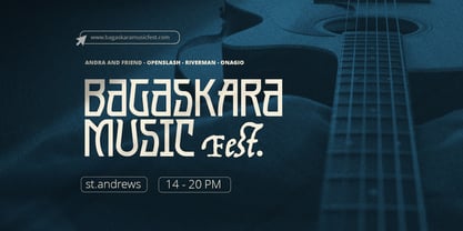 Gacuka Font Poster 3