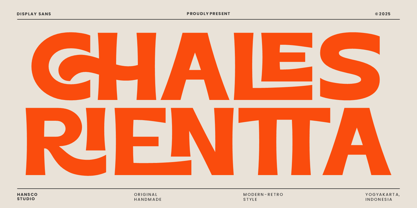 Chales Rientta Font Poster 1