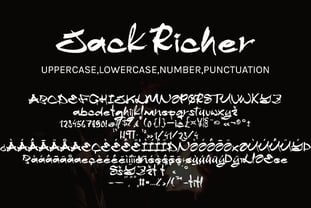 Jack Richer Font Poster 7