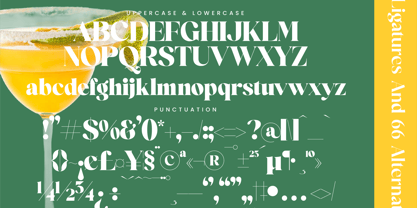 Mirage Tropic Font Poster 14