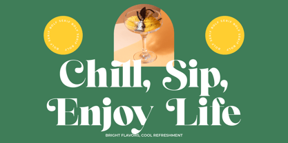 Mirage Tropic Font Poster 9