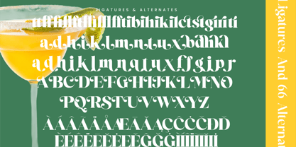 Mirage Tropic Font Poster 15