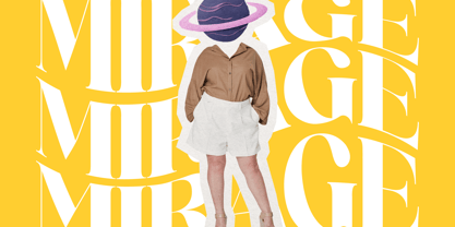 Mirage Tropic Font Poster 6