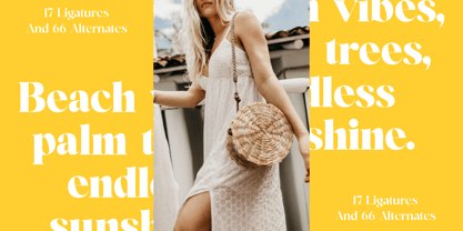 Mirage Tropic Font Poster 13