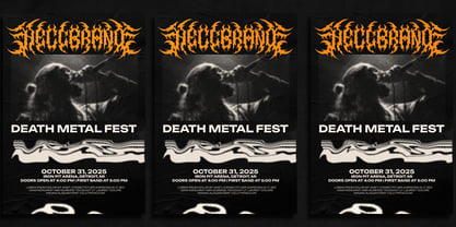 Grimore Morph Font Poster 9