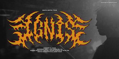 Grimore Morph Font Poster 4