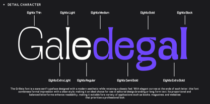 Grilleta Font Poster 6