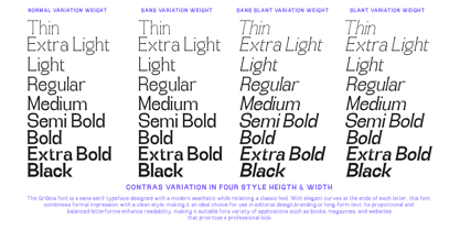Grilleta Font Poster 5