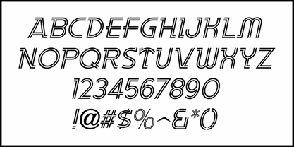 Modern Design JNL Font Poster 5