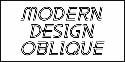 Modern Design JNL Font Poster 4