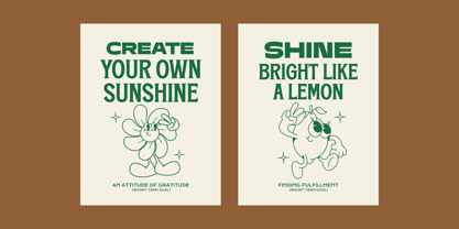 Peaceful Universe Font Poster 3