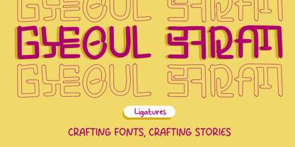 Gangmo Font Poster 4