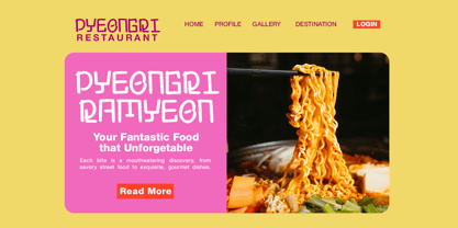 Gangmo Font Poster 6