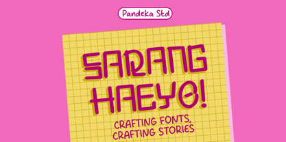 Gangmo Font Poster 3