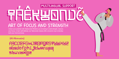 Gangmo Font Poster 7