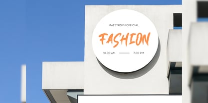 Maestrovu Font Poster 7