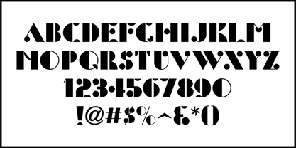 Artistic Deco JNL Font Poster 3