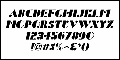 Artistic Deco JNL Font Poster 5