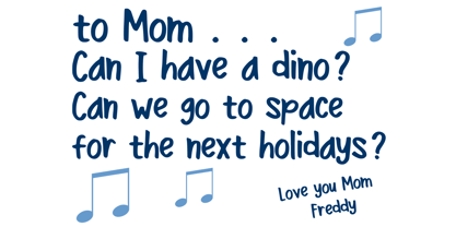 Blogging Comic Font Poster 2