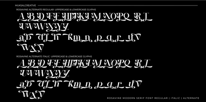 Rosavine Font Poster 9