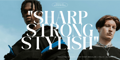 Rosavine Font Poster 3