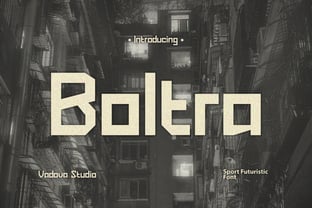 Boltra Font Poster 1