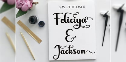 Feliciya Font Poster 5