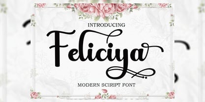 Feliciya Font Poster 1