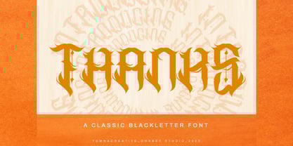 Heavinus Font Poster 7