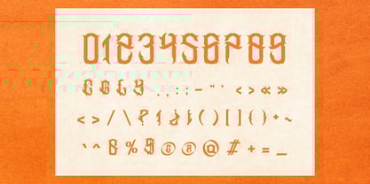 Heavinus Font Poster 3