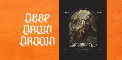 Heavinus Font Poster 11