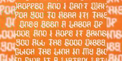 Heavinus Font Poster 8