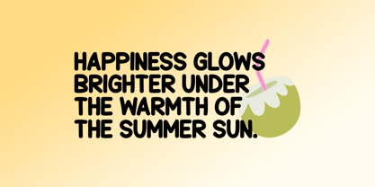 Sunny Morning Font Poster 4