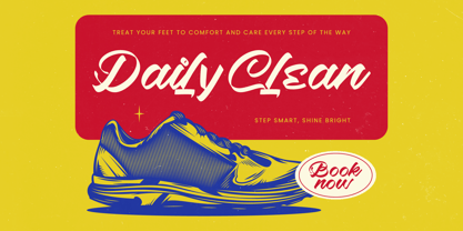 Shading Flash Font Poster 2