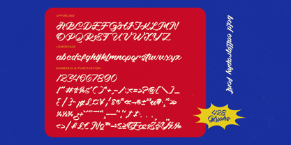 Shading Flash Font Poster 14