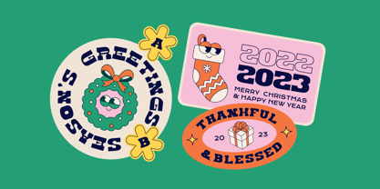 Twin Denko Font Poster 2