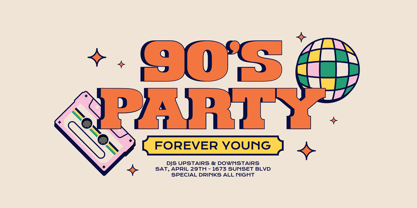 Twin Denko Font Poster 3