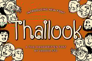 Thailook Font Poster 1