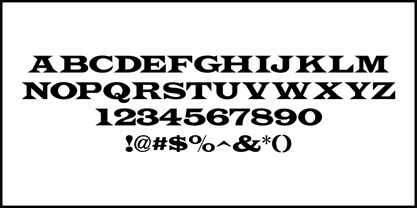 Case Law JNL Font Poster 3