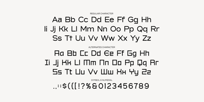 Syntech Zenith Font Poster 5